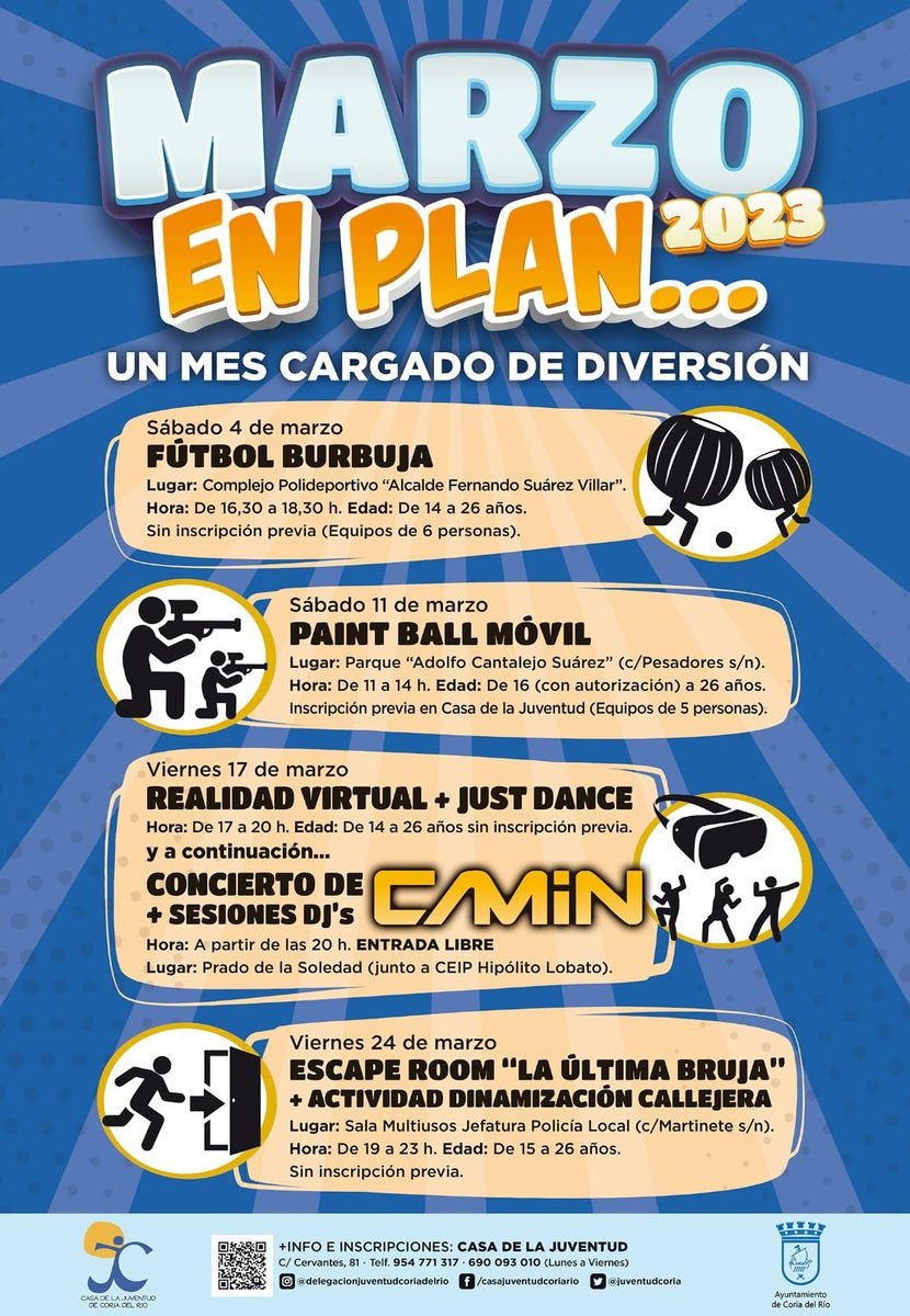 Cartel con programación